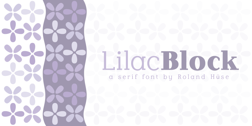 Lilac Block Variable Serif Font