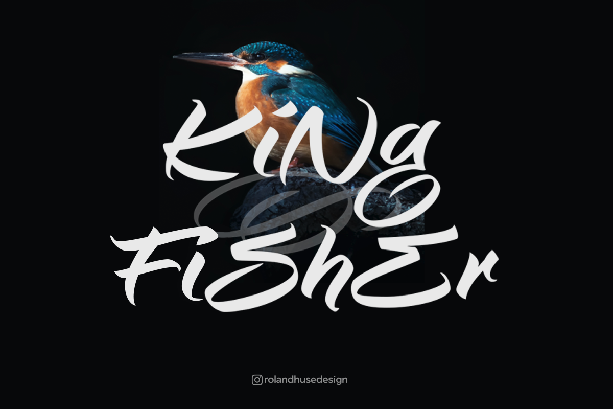 Kingfisher font cover